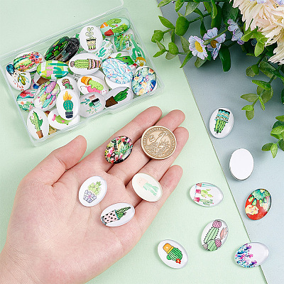 Glass Cabochons GLAA-PH0002-26A-1