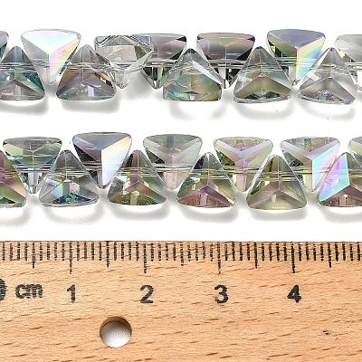 Electroplate Glass Beads Strands EGLA-P066-02A-HP02-1