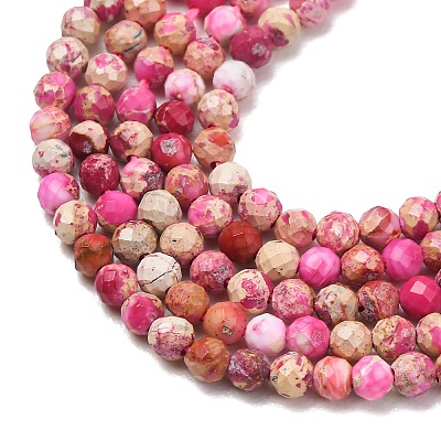 Natural Imperial Jasper Beads Strands G-L578-A11-1