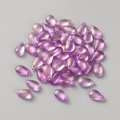 Transparent Glass Charms GLAA-WH0042-55-1
