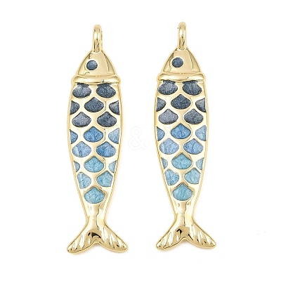 Brass Enamel Pendants KK-CBA3297-05C-G07-1