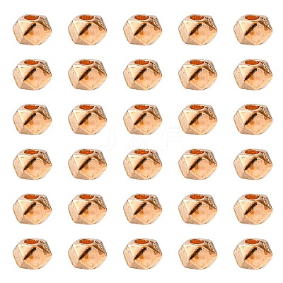 Polyhedron Alloy Finding Beads FIND-YW0004-25RG-1