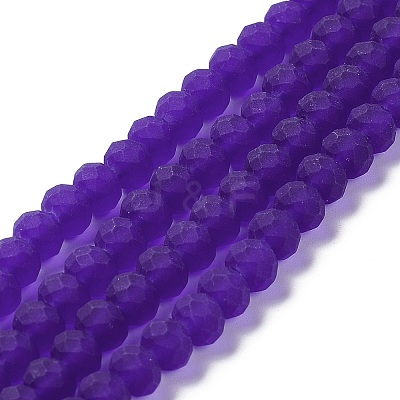 Transparent Glass Beads Strands LS-EGLA-A034-T3mm-MD06-1