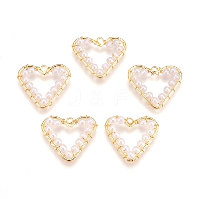 Brass Pendants KK-E760-06G-NF-1