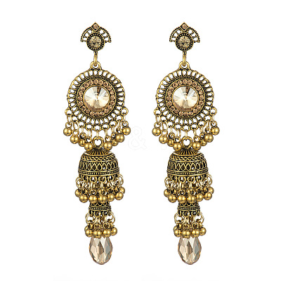 Alloy Acrylic Dangle Stud Earrings FS-WG31A95-03-1