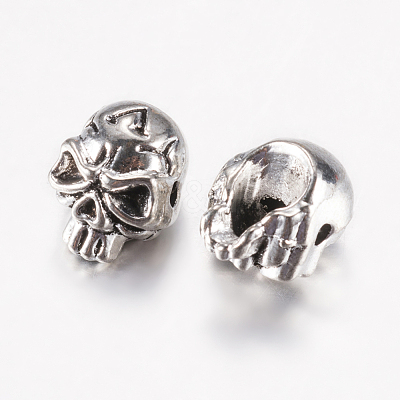 Tibetan Style Alloy Beads PALLOY-F200-11AS-1