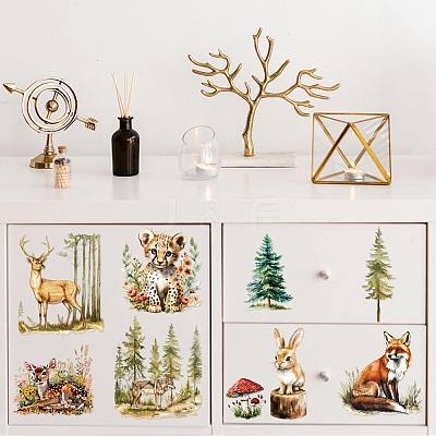 3 Sheets 3 Styles PVC Waterproof Decorative Stickers DIY-WH0404-070-1