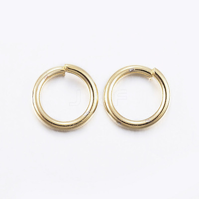 304 Stainless Steel Open Jump Rings A-STAS-L187-6x0.8mm-G-1