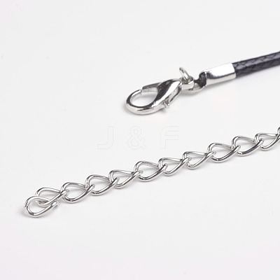 Korean Waxed Polyester Cord Necklace Making NJEW-G284-02P-1
