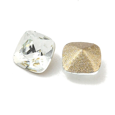 Glass Rhinestone Cabochons RGLA-L029-14B-161-1