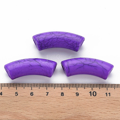 Opaque Crackle Acrylic Beads MACR-S372-001N-011-1