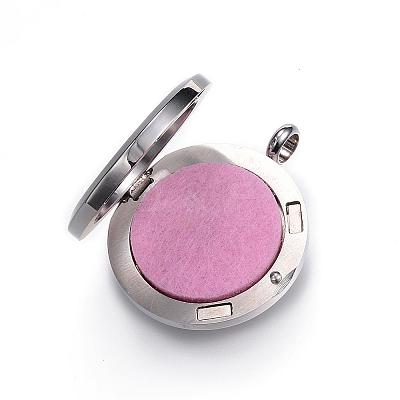 316 Surgical Stainless Steel Diffuser Locket Pendants STAS-P102-065-1