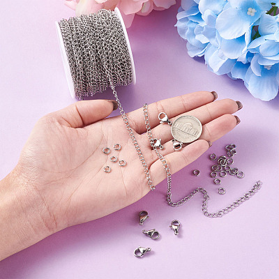 DIY Chain Bracelets & Necklaces Kits DIY-YS0001-20P-1