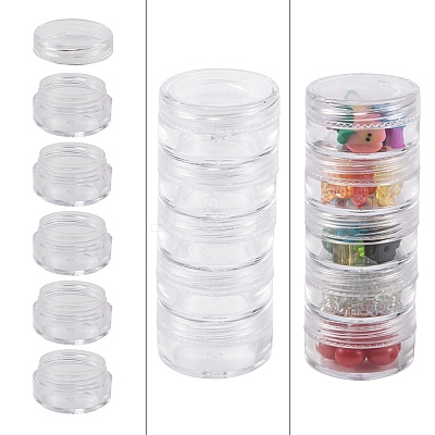 Plastic Bead Containers LS-C025Y-1