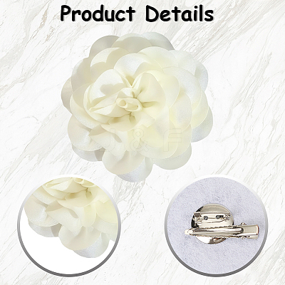 1Pc Polyester Brooches JEWB-CN0001-07B-1