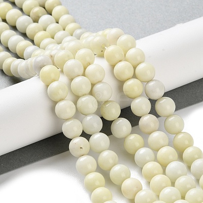 Natural Jade Beads Strands G-L609-A01-01-1
