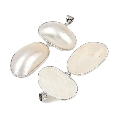 Natural Shell Big Pendants SSHEL-B003-01P-01-1