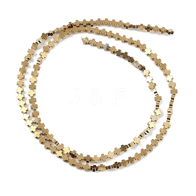 Electroplated Synthetic Non-magnetic Hematite Beads Strands G-J211-A06-01-1