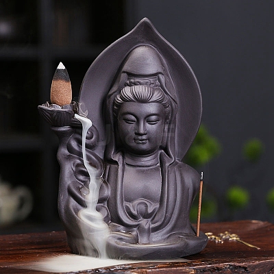 Ceramics Backflow Incense Burners PW-WG8C053-03-1
