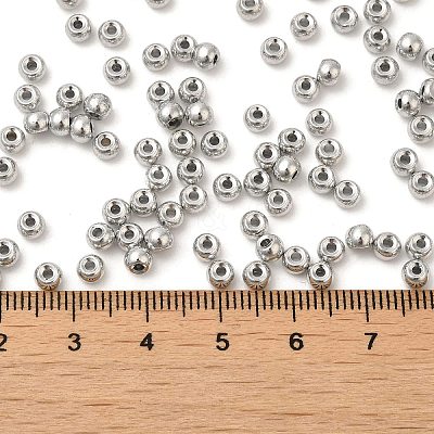 Metallic Colours Plated Glass Seed Beads X1-SEED-H002-G-A573-1