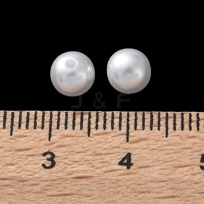 Plastic Imitation Pearl Beads FIND-M059-01B-09-1