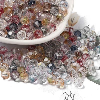 Transparent Colours Glass Round Beads SEED-F006-04A-01-1