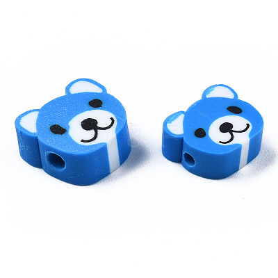 Handmade Polymer Clay Beads LS-CLAY-S096-004G-1
