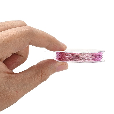 10 Rolls 3-Ply Polyester Metallic Threads MCOR-CJ0001-07A-1