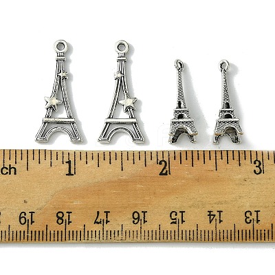 32Pcs 2 Styles Tibetan Style Alloy Pendants FIND-FS0002-12-1