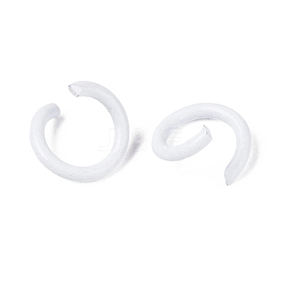 Spray Painted Iron Open Jump Rings IFIN-T017-04B-31-1