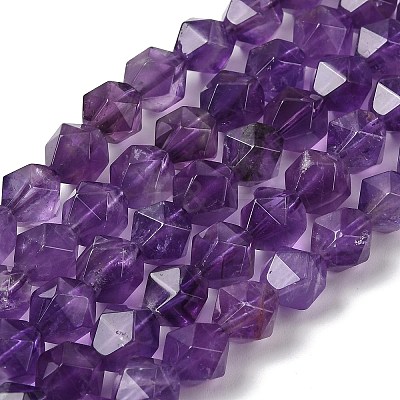 Natural Amethyst Beads Strands G-Z119-A40-02-1