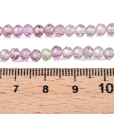 Transparent Glass Beads Strands GLAA-T023-4mm-A16-1