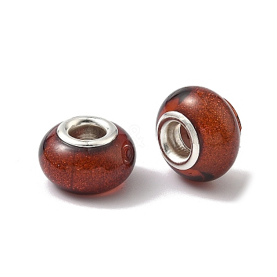 Large Hole Resin European Beads OPDL-R118-11B-1