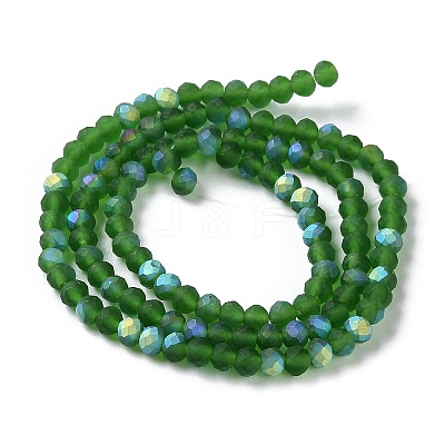 Imitation Jade Glass Beads Strands EGLA-YW0003-19B-21-1