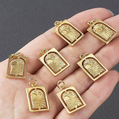 10Pcs Brass Pendants KK-SZ0004-52-1