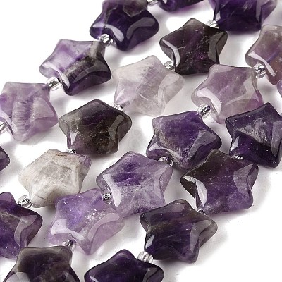 Natural Amethyst Quartz Beads Strands G-NH0005-030-1