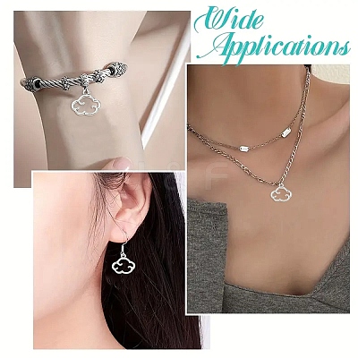 200Pcs Tibetan Style Alloy Charms FIND-YW0008-33-1