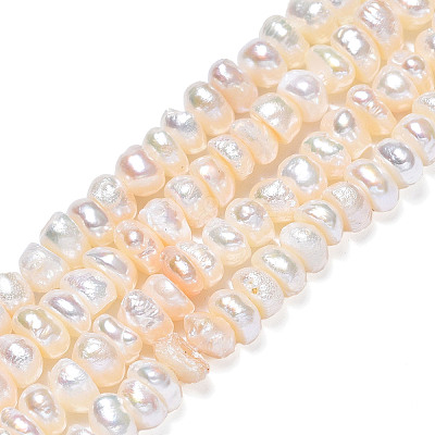 Natural Cultured Freshwater Pearl Beads Strands PEAR-N015-04B-1