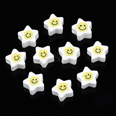 Handmade Polymer Clay Beads CLAY-N011-45A-10-1