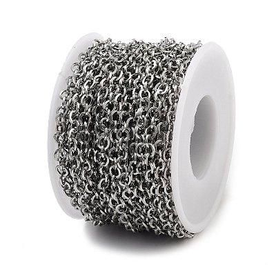 Tarnish Resistant Vacuum Plating 304 Stainless Steel Rolo Chains CHS-H026-08B-P-1