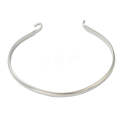 Non-Tarnish 304 Stainless Steel Cuff Bangle Making STAS-H154-01P-1