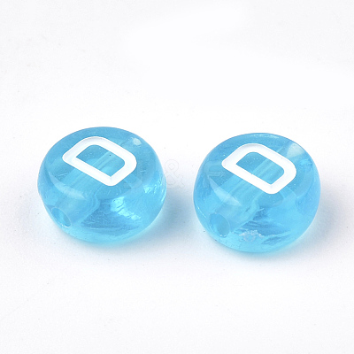 Transparent Acrylic Beads X-TACR-N002-04F-1