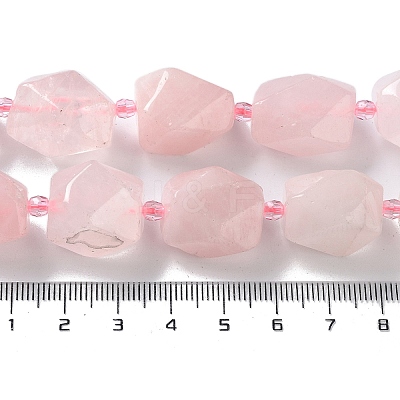 Natural Rose Quartz Beads Strands G-C182-30-02-1