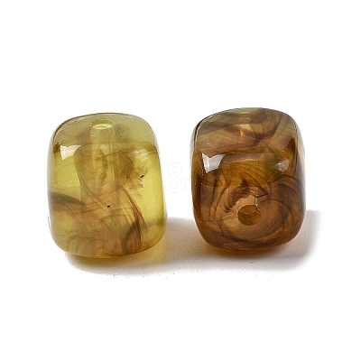 Opaque Acrylic Beads OACR-D320-01B-1