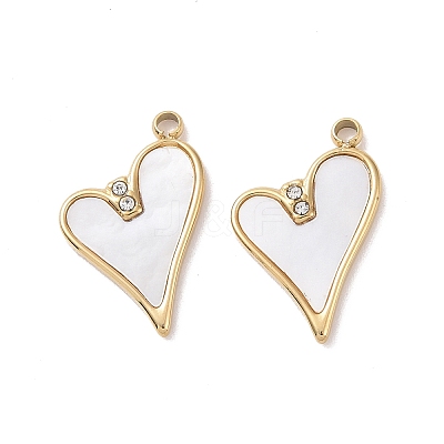 Natural White Shell Pendants STAS-J400-29G-1