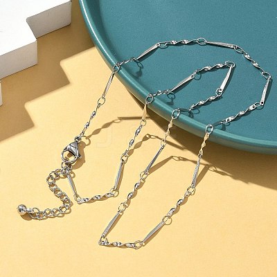 304 Stainless Steel Necklaces NJEW-JN05265-1