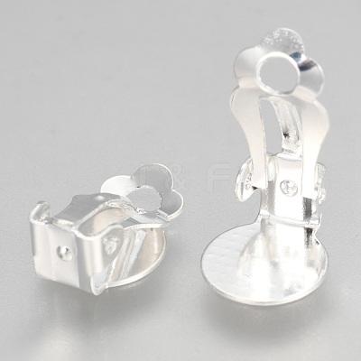 304 Stainless Steel Clip-on Earring Findings STAS-E482-16S-1