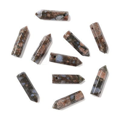 Natural African Opal Pointed Pendants G-D460-01L-1