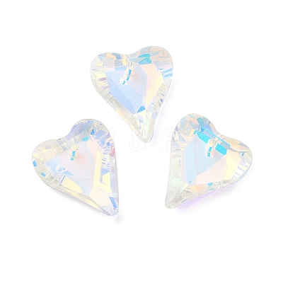 Electroplated Glass Pendants X-EGLA-M029-05-01-1