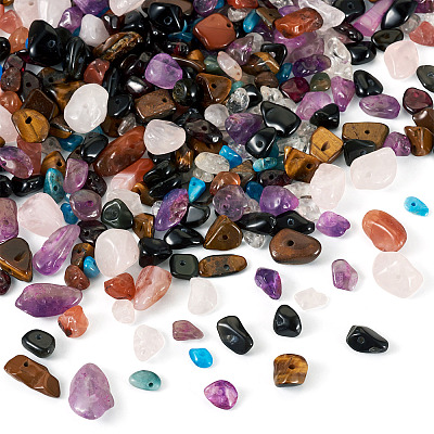 90G 8 Styles Natural Mixed Gemstone Beads G-TA0002-77-1